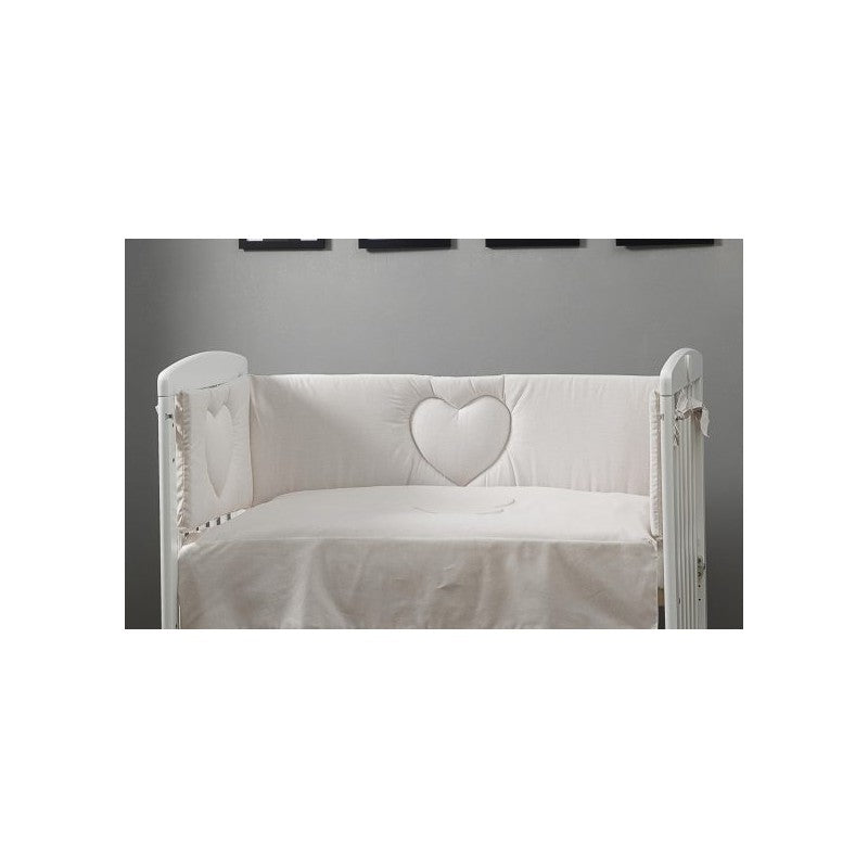 Chambre Cosleep Coeur Blanc - Petits Coeurs