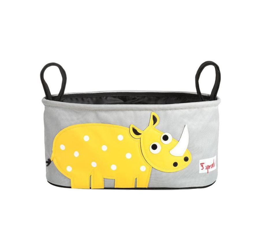 Nashorn-Kinderwagen-Aufbewahrung – 3 Sprossen