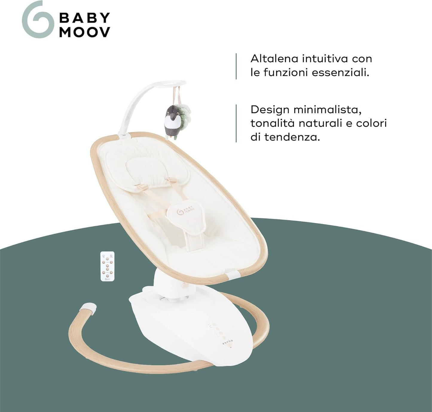 Balançoire SWOON HOOP avec télécommande – Babymoov