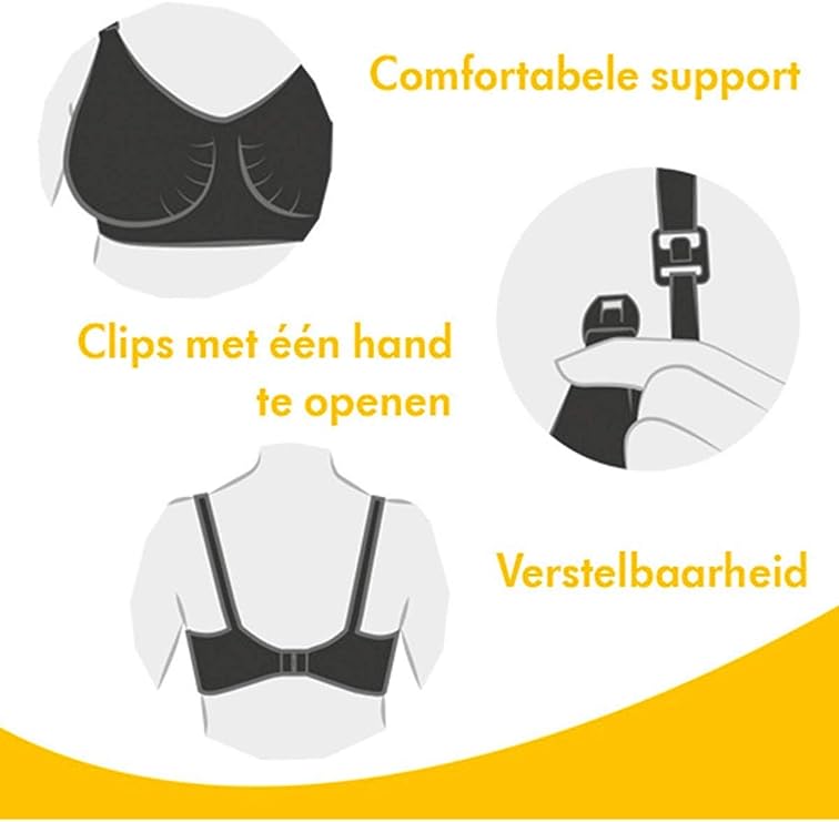 Reggiseno Allattamento E Maternità NERO – Medela