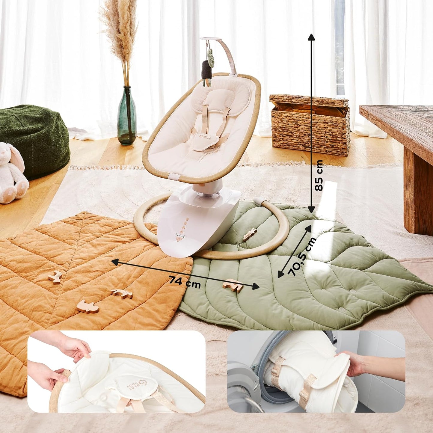 Balançoire SWOON HOOP avec télécommande – Babymoov