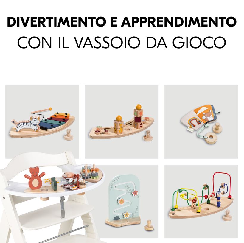 HAUCK Accessori Seggiolone PLAY SET Alpha+/Beta+ Alpha Play Try + Play Puzzling Hauck