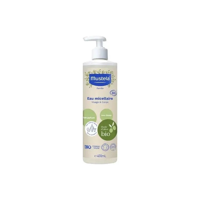 Eau Micellaire Bio 400 ml - MUSTELA