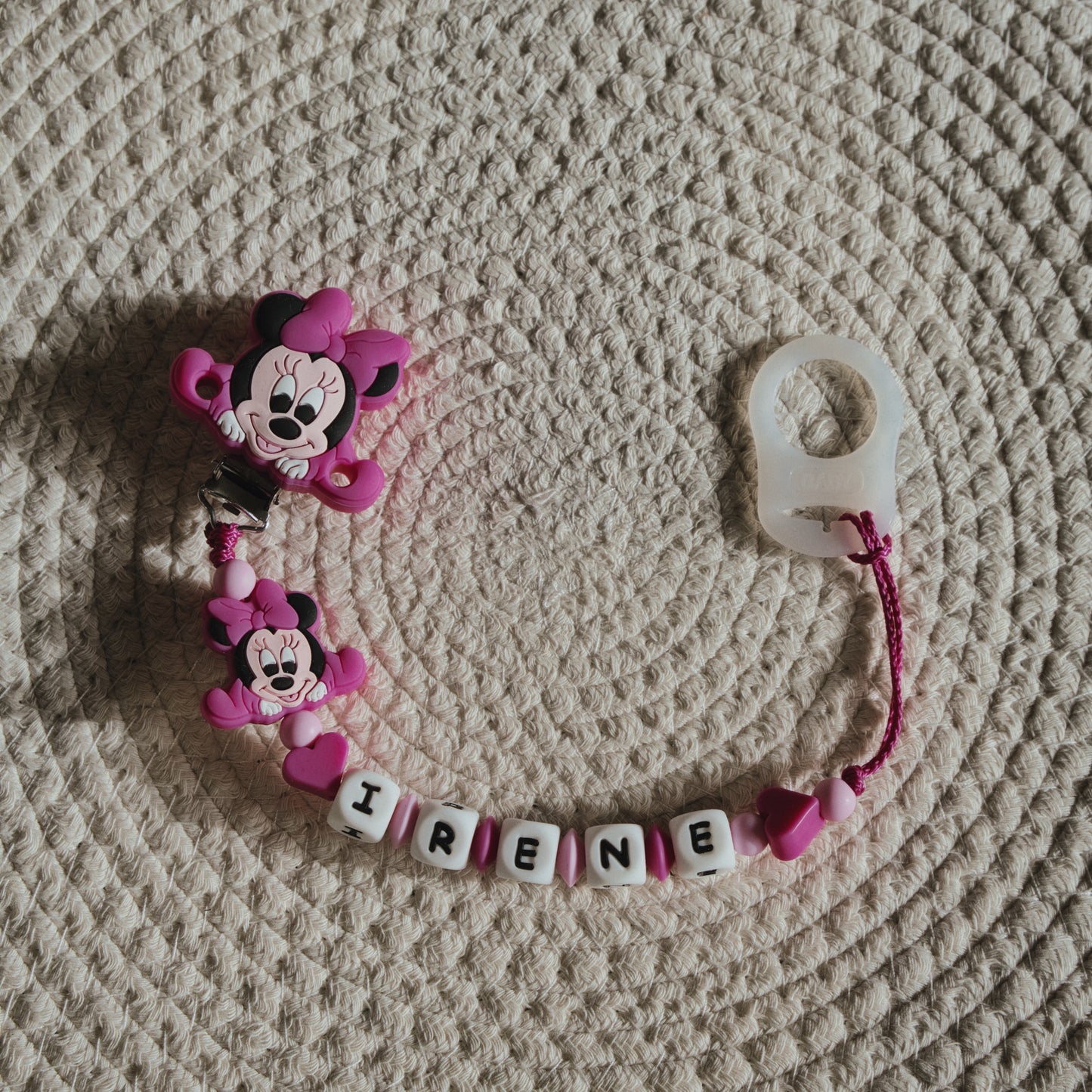 Catenella portaciuccio Minnie baby