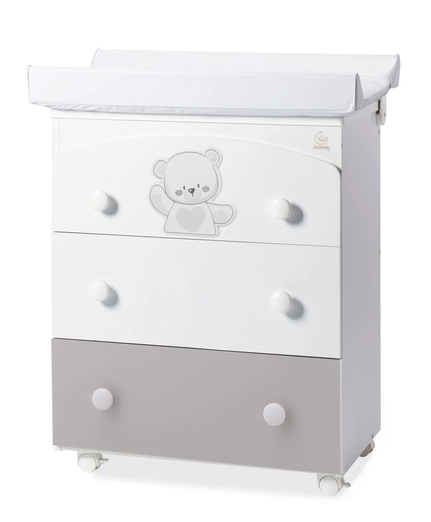 Italbaby Cameretta Jolie Oblò Grey (set 4 pezzi)