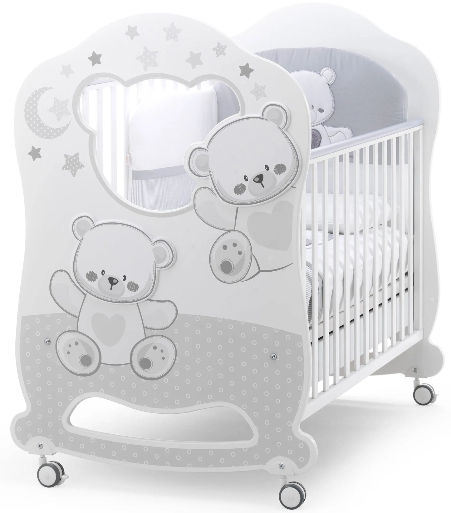 Italbaby Cameretta Jolie Oblò Grey (set 4 pezzi)