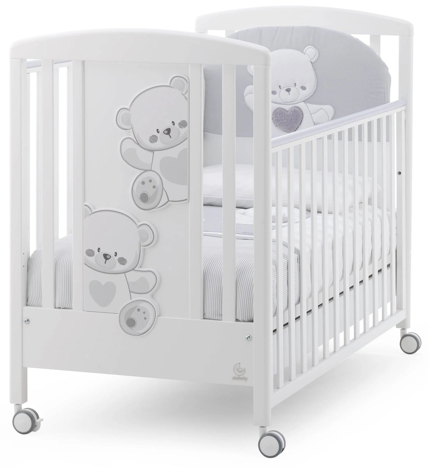 Italbaby Cameretta Jolie Grey (set 4 pezzi)