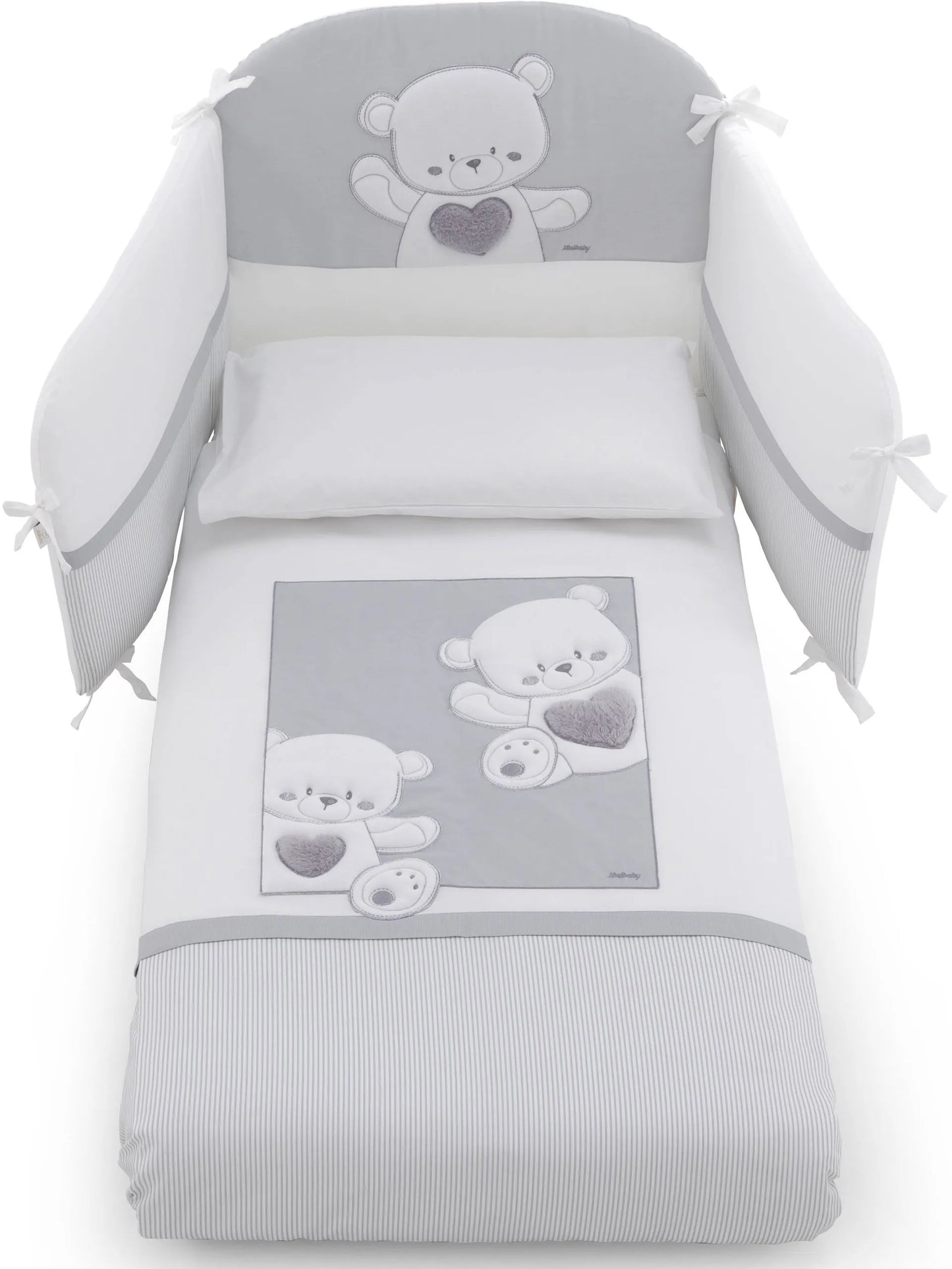 Italbaby Cameretta Jolie Oblò Grey (set 4 pezzi)