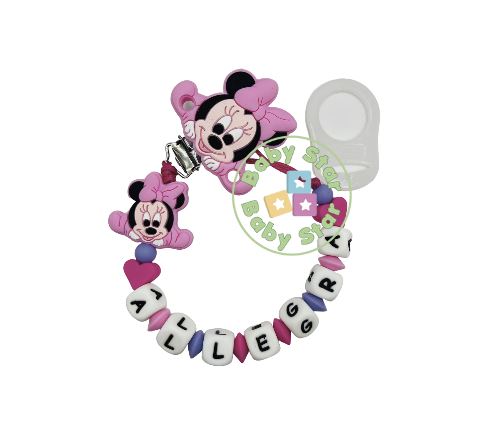 Catenella portaciuccio Minnie baby