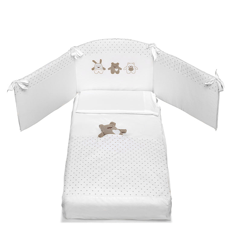 Chambre de Ted avec. Gris Tourterelle - Petits Coeurs