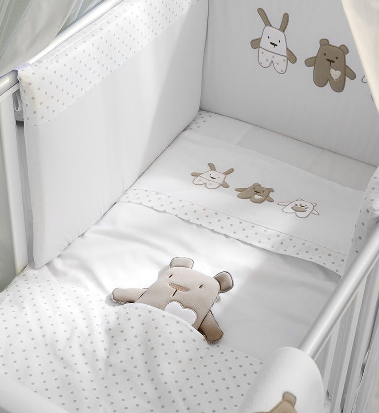 Chambre de Ted avec. Blanc - Petits coeurs