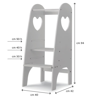 Torre Moovie apprendimento Montessori - Cuoricini