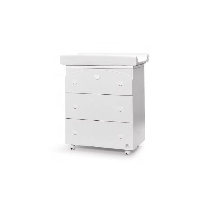 Chambre Cosleep Coeur Blanc - Petits Coeurs