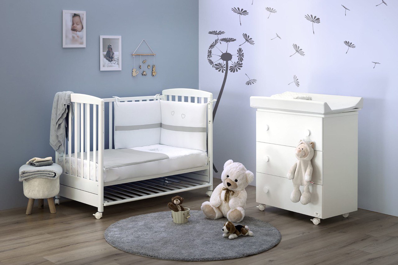Cameretta Praim Cosleep CON DECORO - Cuoricini