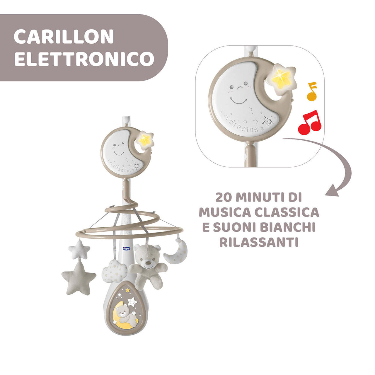 Giostrina per culla e lettino Next2Dream - CHICCO