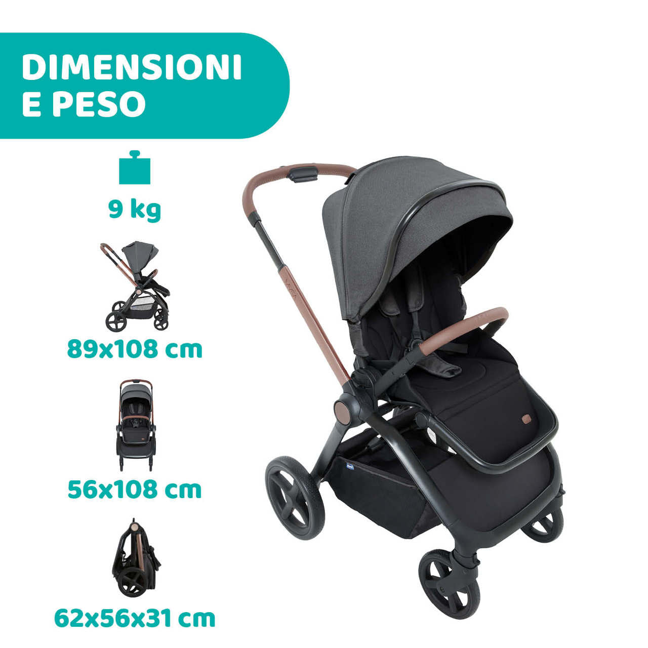 TRIO MYSA CON KORY ESSENTIAL – CHICCO