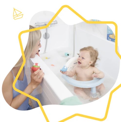 Seggiolino da bagno pieghevole - BADABULLE