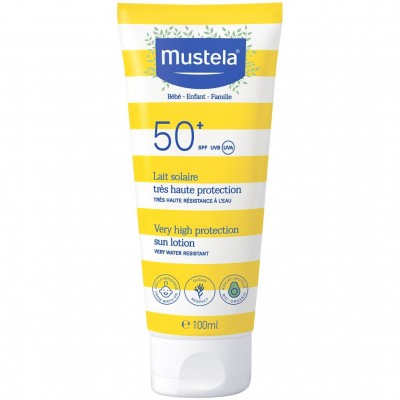 Mustela Kit Lait Solaire SPF 50+ 100 ml avec bouteille d'eau