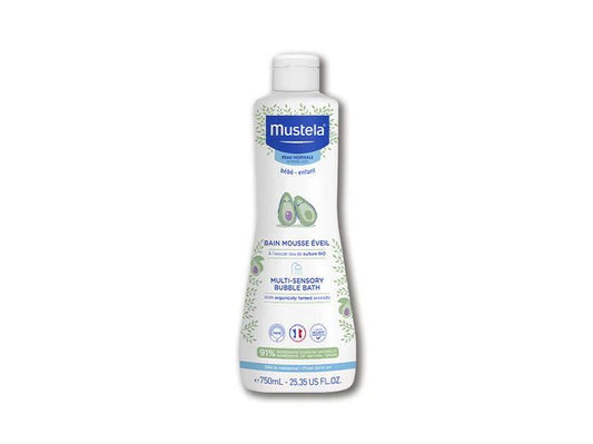 Bagnetto mille bolle 750ml + Flacone ricaricabile ARANCIO in omaggio - MUSTELA