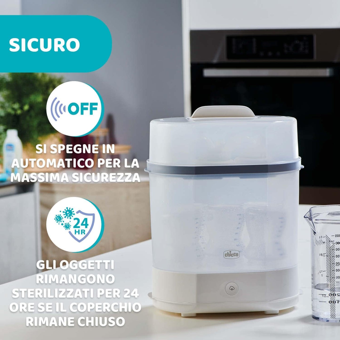 Sterilizzatore a vapore 3in1 - CHICCO