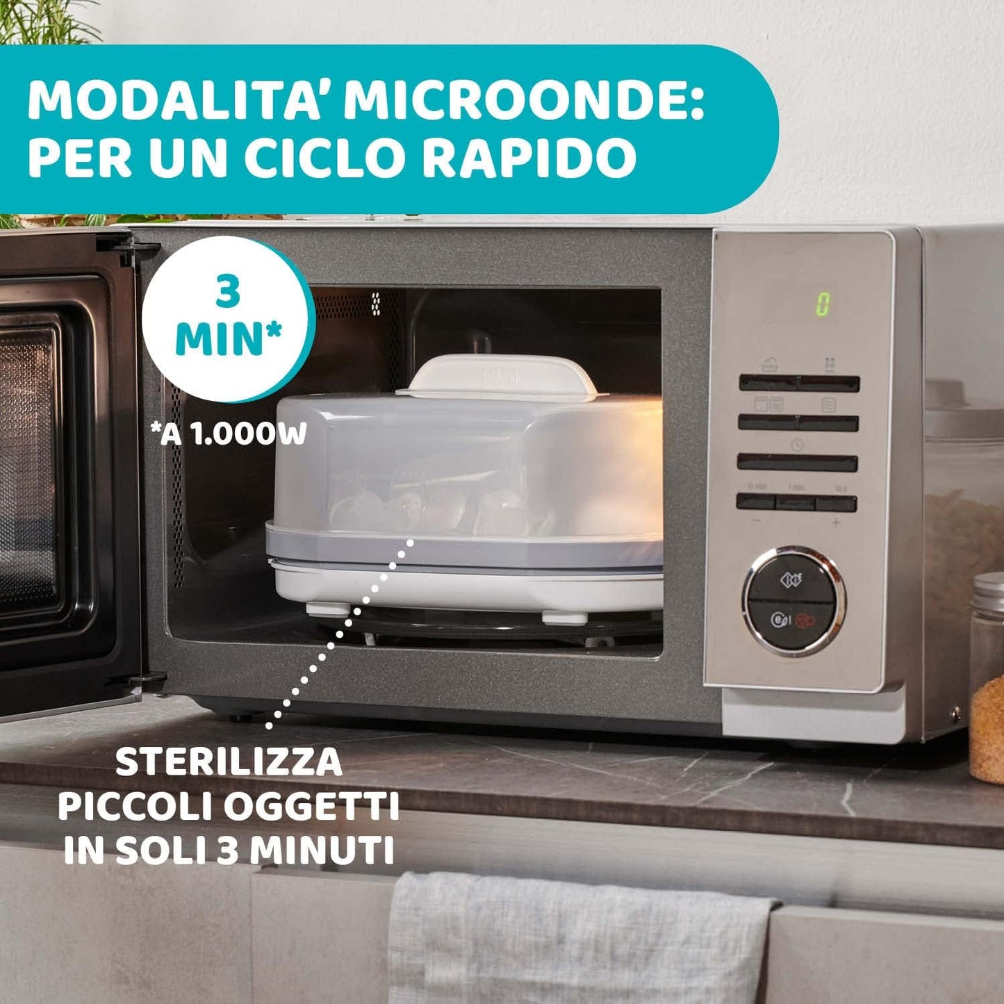 Sterilizzatore a vapore 3in1 - CHICCO