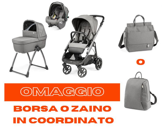 Peg Perego Veloce LOUNGE Belvedere Col. Mercury (KOSTENLOSE Tasche/Rucksack und Home-Ständer!!) 