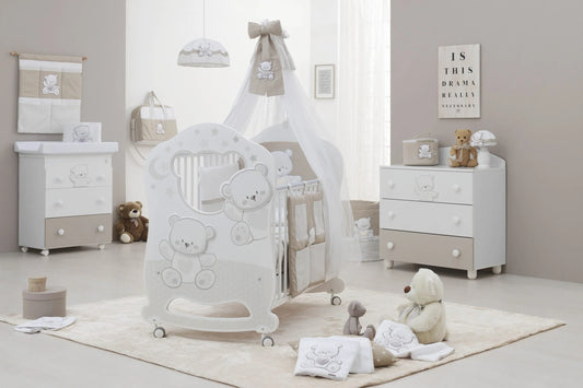 Italbaby Cameretta Jolie Oblò Choco (set 4 pezzi)