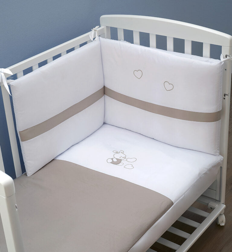 Set Lettino Co-sleep + Coordinato Tessile PRAIM - Cuoricini