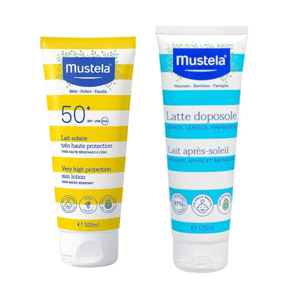 MUSTELA LAIT SOLAIRE SPF 50+ 100 ML + LAIT APRES SOLAIRE 125 ML