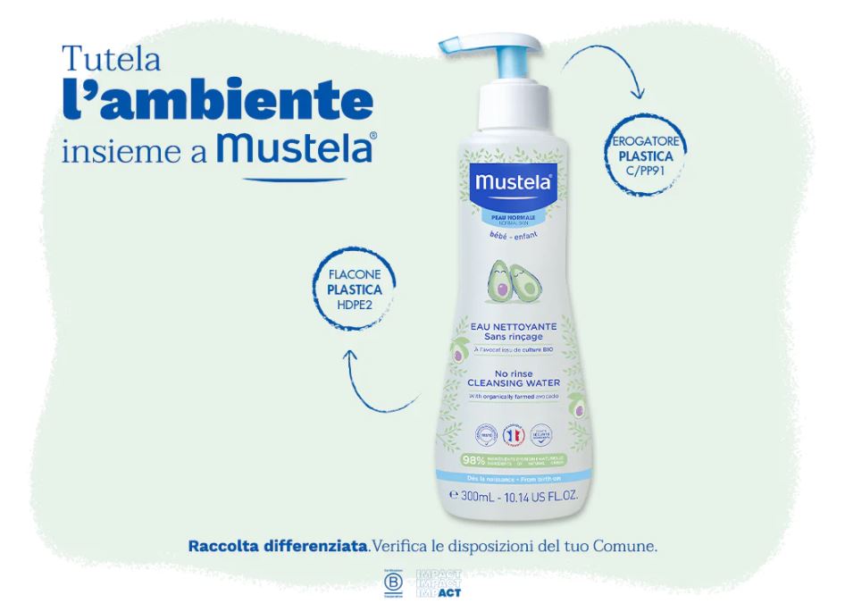 Fluido detergente senza risciacquo 300ml - MUSTELA