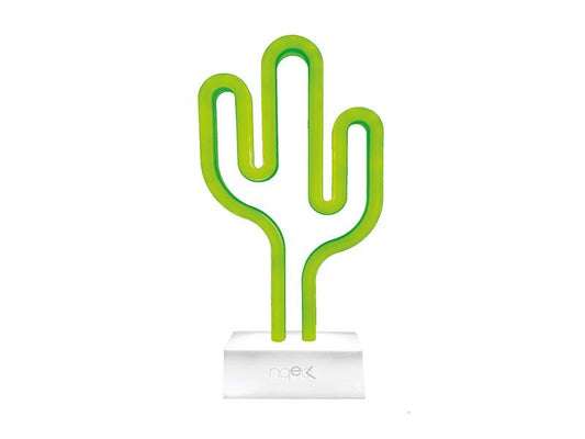 Lampe à poser led Neon Shine - Lumière vert cactus - RF Distribution