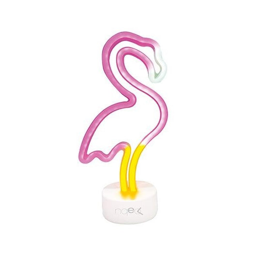 Lampe de table led Neon Shine - Flamant rose - RF Distribution