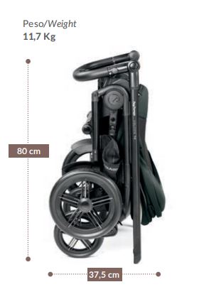 Peg Perego Veloce SLK Belvedere Col. Metal (Borsa/Zaino + Home Stand OMAGGIO!!)