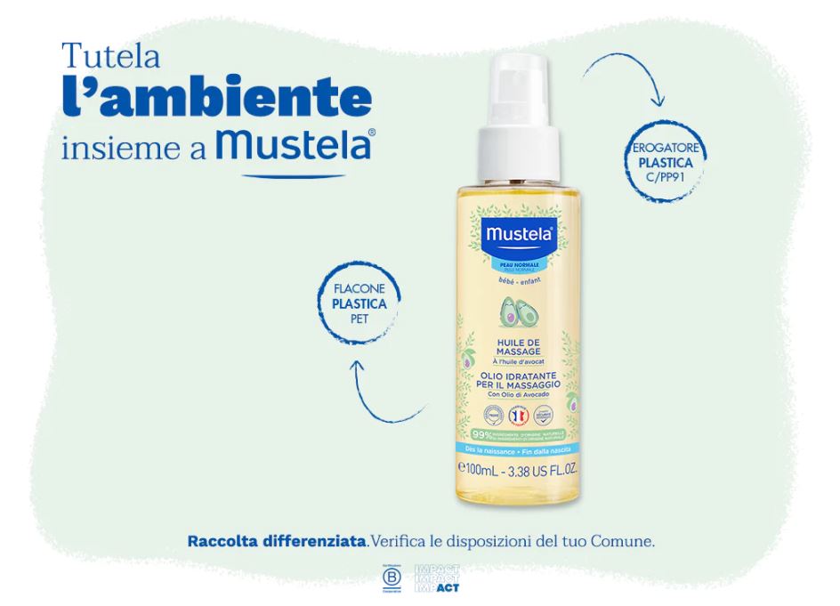 Olio idratante corpo - MUSTELA
