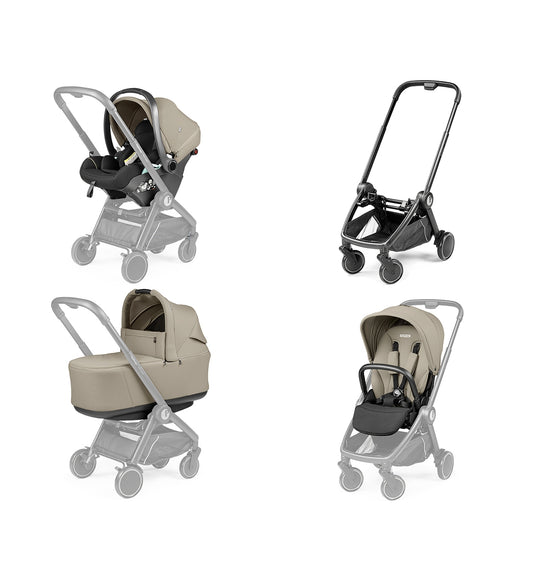 Peg Perego CITY LOOP LOUNGE FLEX Berceau (Sac/Sac à dos + Support d'accueil GRATUIT !!) 