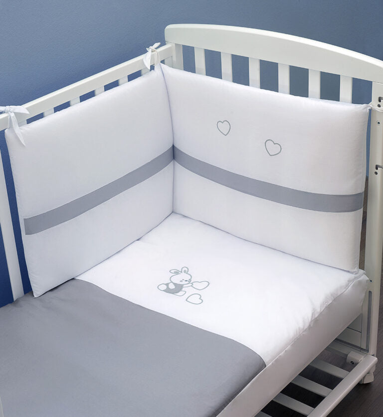 Set Lettino Co-sleep + Coordinato Tessile PRAIM - Cuoricini